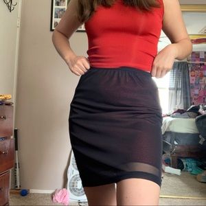 Vintage midi skirt